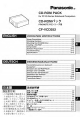 Panasonic CF-VCD252 Operating Instructions Manual