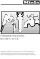 Miele DA 250-4 Installation Manual