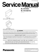 Panasonic BL-PA100A Service Manual