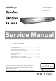 Philips DVP3136/94 Service Manual
