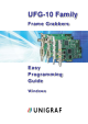 Unigraf UFG-10 series Programming Manual