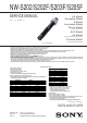 Sony Walkman NW-S202 Service Manual