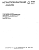 Graco GH 733 HYDRA-SPRAY Instructions-Parts List Manual