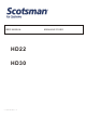 Scotsman HD22 User Manual