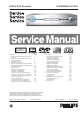 Philips DVDR9000H/75 Service Manual