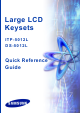 Samsung ITP-5012L Quick Reference Manual