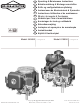 Briggs & Stratton 540000 Operating & Maintenance Instructions