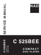 NAD C 525BEE Service Manual