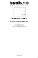 Suck UK LED Mirror Instructions Manual
