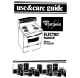 Whirlpool RF3165XW Use & Care Manual
