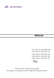 AlpicAir AWI-53HPDC1B Manual