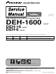 Pioneer DEH-1600/UC Service Manual