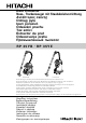 Hitachi Rp 35YB Handling Instructions Manual