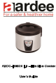 Aardee ARCC-1885DX User Manual