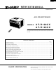 Sharp AF-R100CX Service Manual