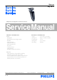 Philips RQ1051 Service Manual