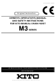 KITO CB005 Owner Manual And Safety Manual