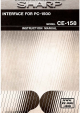 Sharp CE-158 Instruction Manual