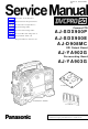 Panasonic AJ-SDX900P Service Manual