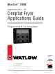 Watlow MINICHEF 2000 Application Manual