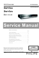 Philips DVDR3588H Service Manual
