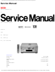 Technics SA-DA10 Service Manual