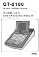 Casio QT-2100 Installation & Down Recovery Manual