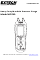 Extech Instruments HD780 User Manual