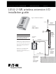 Eaton 105U-2-5W Installation Manual