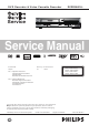 Philips DVDR3545V/37 Service Manual