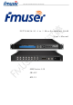 FMUser FUTV4443A-10 User Manual