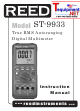 REED ST-9933 Instruction Manual