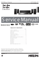 Philips HTS 3544 Service Manual