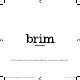 brim 50011 Instruction Manual
