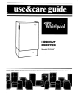 Whirlpool EV090F Use & Care Manual