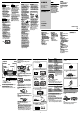 Sony CFD-E10 Operating Instructions