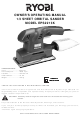 Ryobi EPS2213K Owner's Operating Manual
