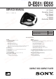 Sony D-ES51 Service Manual