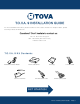 TOVA T.O.V.A. 9 Installation Manual