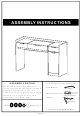 Furniture of America YNJ-1507 Assembly Instructions Manual