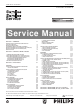 Philips DVP3350V/01 Service Manual