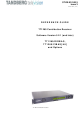 Tandberg TT1260 Reference Manual