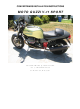 MOTO GUZZI V-11 SPORT Installation Instructions Manual