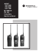 Motorola Astro XTS 2500 Basic Service Manual