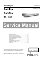 Philips DVP3180K Service Manual