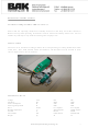BAK LARON Operating Instructions Manual