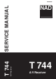 NAD T744 Service Manual