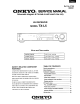 Onkyo TX-L5 Service Manual