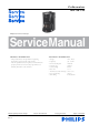 Philips HD7567/20 Service Manual