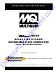 MQ Multiquip MVH308DZ Operation And Parts Manual